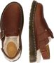 Dr. Martens Bruine Leren Platte Schoenen met Velcro Brown Dames - Thumbnail 10