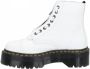 Dr Martens Sinclair Nappa Milled Nappa Leather Platform Boots Dr. Martens Wit Dames - Thumbnail 13