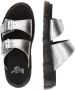 Dr. Martens Josef Bronx Suede Sandalen grijs - Thumbnail 3