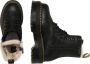 Dr. Martens 1490 BLACK VIRGINIA Hoge sneakersHoge sneakersVeterbootsDames veterschoenenDames sneakersVrije tijd half-hoogHalf-hoge schoenenHeren veterschoenHeren sneakers Zwart - Thumbnail 9