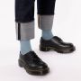 Dr. Martens 1461 Quad Smooth Leather Platform Schoenen Zwart Gepolijst Glad Black Dames - Thumbnail 83