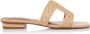 Dune London Loupe slipper met raffia details - Thumbnail 2