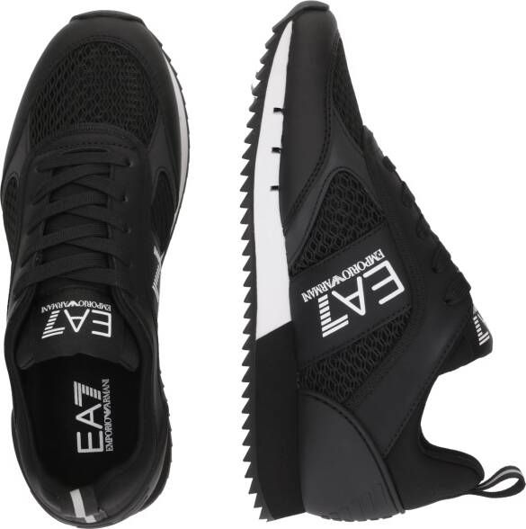 EA7 Emporio Armani Sneakers laag 'BLACK WHITE'