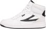 Fila Sevaro Mid Sneakers wit Leer Dames - Thumbnail 8