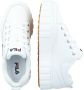Fila Chique witte sleehaksneakers met geborduurd detail White Dames - Thumbnail 15