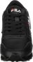 Fila Sportieve Veterschoenen Zwart Contrast Logo Black Dames - Thumbnail 12