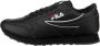 Fila Sportieve Veterschoenen Zwart Contrast Logo Black Dames - Thumbnail 13