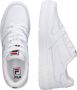 Fila Witte Lage Top Sneaker Leren Rubberen Zool White Heren - Thumbnail 9