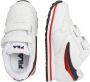 Fila Retro Running Sneaker Orbit Fastener Kids White Dress blue - Thumbnail 4