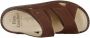 Finn comfort DANZIG-S heren slipper nubuck met klittenband cognac bruin - Thumbnail 3