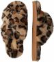 Flip Flop Pantoffels Cross*fur leo 2 in een trendy luipaard-look - Thumbnail 7