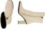 G-Star Leren Enkellaars met Elegante Details Beige Dames - Thumbnail 12