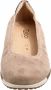 Gabor Taupe Ballerina's Slip-On Flats voor dames Beige Dames - Thumbnail 6