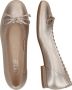 Gabor Gouden leren metallic ballerina's Yellow Dames - Thumbnail 8