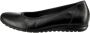 Gabor Klassieke zwarte leren ballerina schoenen Black Dames - Thumbnail 3