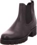 Gabor Zwarte Leren Chelsea Laarzen Comfort Sportieve Stijl Black Dames - Thumbnail 4