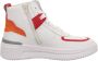 Gabor Witte Leren Hoge Sneakers Multicolor Dames - Thumbnail 6