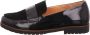 Gabor Zwarte Leren Mocassins Klassiek Comfortabel Black Dames - Thumbnail 17