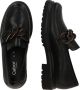 Gabor Stijlvolle zwarte leren loafers met uitneembaar voetbed Black Dames - Thumbnail 14