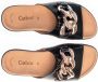 Gabor black casual open slippers Zwart Dames - Thumbnail 8