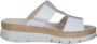 Gabor Witte leren muil sandalen White Dames - Thumbnail 14