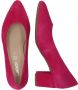 Gabor Roze Fluweel Hakken Pink Dames - Thumbnail 3