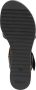 Gabor Zwarte Leren Sandalen Black Dames - Thumbnail 3