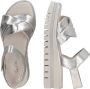 Gabor Leren damessandaal met lichte zool Gray Dames - Thumbnail 11