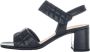 Gabor Zwarte Leren Zomer Sandalen Black Dames - Thumbnail 3