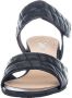 Gabor Zwarte Leren Zomer Sandalen Black Dames - Thumbnail 4