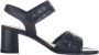 Gabor Zwarte Leren Zomer Sandalen Black Dames - Thumbnail 5