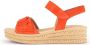 Gabor Oranje Suède Sandalen Orange Dames - Thumbnail 2