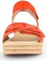 Gabor Oranje Suède Sandalen Orange Dames - Thumbnail 3