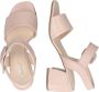 Gabor Rode Leren Sandalen met Velcro Sluiting Pink Dames - Thumbnail 10