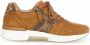 Rollingsoft -Dames cognac caramel sneaker-sportief - Thumbnail 8