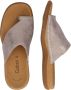 Gabor Iridescent Velvet Leren Teen-Loop Muiltjes Gray Dames - Thumbnail 5