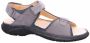Ganter Grau Platte Sandalen - Thumbnail 5