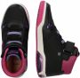 Geox Inek Girl Black Sneakers hoge-sneakers - Thumbnail 9