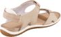 Geox Sandalen in taupe in glanzende look model 'VEGA' - Thumbnail 12