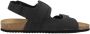Geox Zwarte platte sandalen voor mannen Black Heren - Thumbnail 10