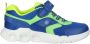 GEOX J WROOM LED-sneakers voor jongens J25GAB blauw limoen - Thumbnail 4
