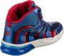 GEOX Sneakers J Grayjay Spiderman Blauw Rood Fashionwear Kind - Thumbnail 13