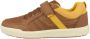 GEOX Arzach Cognac Geel Sneaker Met Velcro - Thumbnail 3