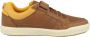 GEOX Arzach Cognac Geel Sneaker Met Velcro - Thumbnail 5