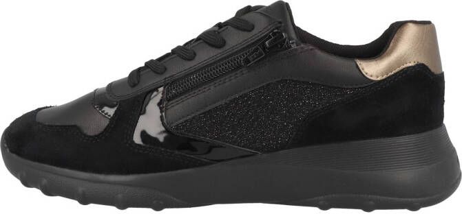 GEOX Casual Damessneakers Alleniee Zwart - Foto 4