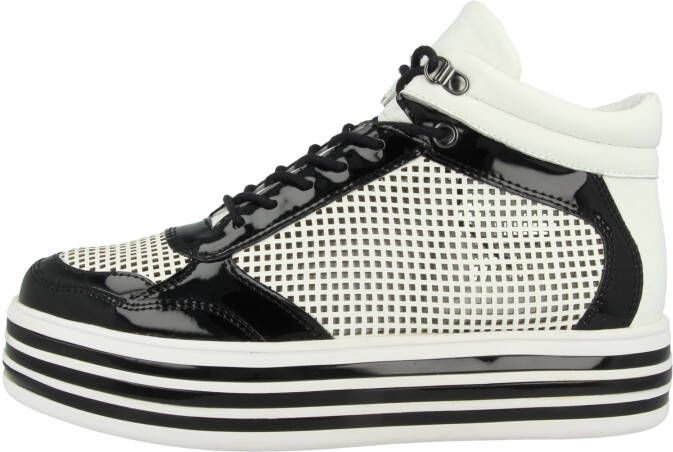 Gerry Weber Sneaker met glitterzool Kaki Zwart - Foto 3