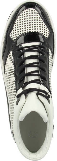 Gerry Weber Sneaker met glitterzool Kaki Zwart - Foto 4
