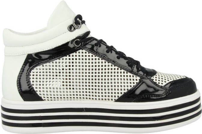 Gerry Weber Sneaker met glitterzool Kaki Zwart - Foto 5
