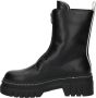GUESS Annia leren enkelboots zwart wit - Thumbnail 7