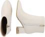 Guess Ivoorwitte laarzen met puntige neus en kettingdetail White Dames - Thumbnail 8
